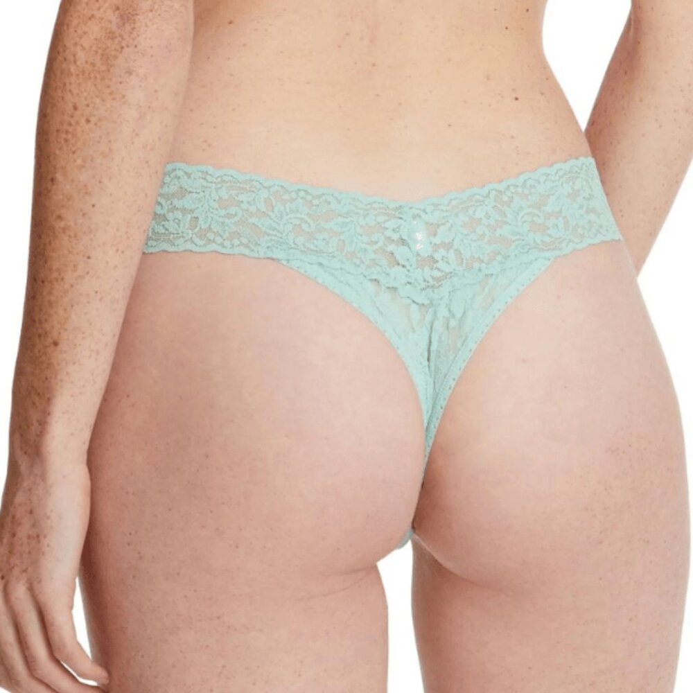 Hanky Panky - Signature Lace Original Rise Thong - Mint (NWT)